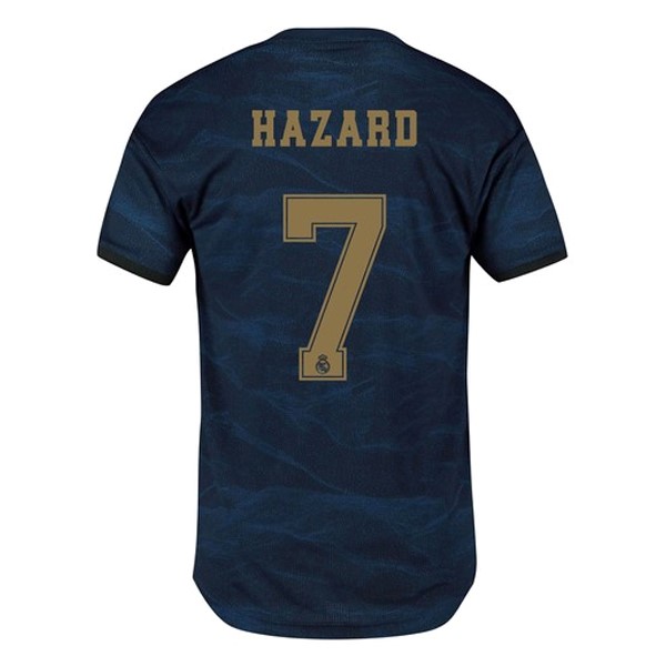 Camiseta Real Madrid NO.7 Hazard Segunda equipo 2019-20 Azul